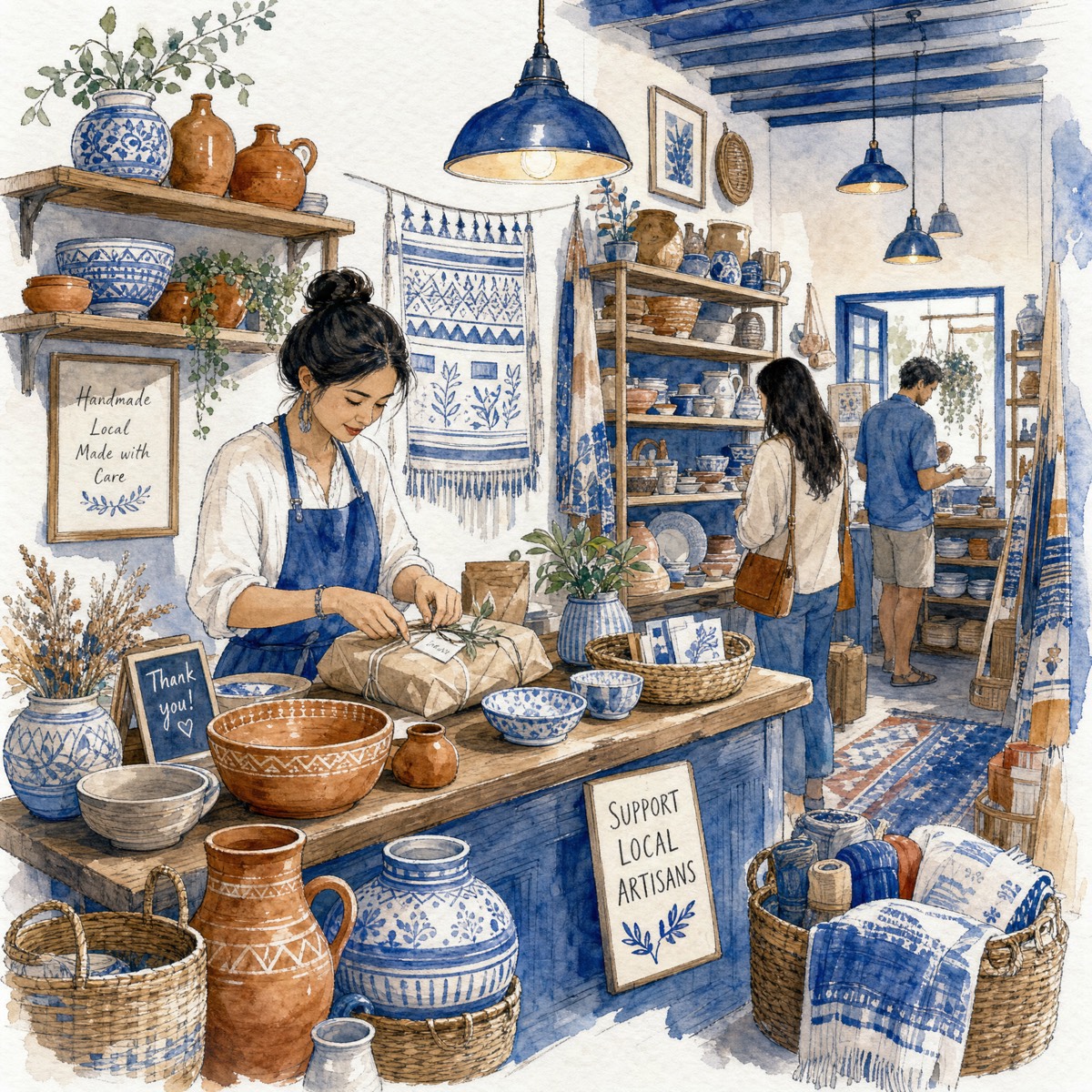 Growth services for local shops and crafts in Qatar